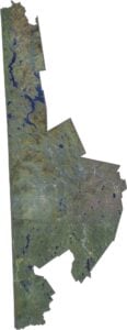 Oxford County Satellite Map Maine