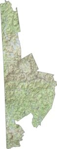 Oxford County Topographic Map Maine