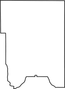 Ramsey County Outline Map Minnesota