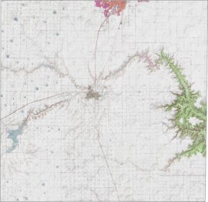 Randall County Topographic Map Texas