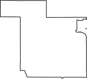 Sandoval County Outline Map New Mexico