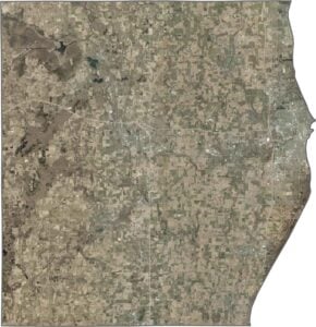 Sheboygan County Satellite Map Wisconsin