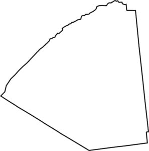 St Lawrence County Outline Map New York