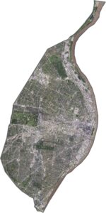 St Louis City Satellite Map Missouri