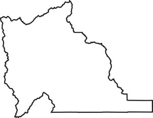 Utah County Outline Map Utah