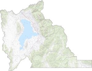 Utah County Road Map Utah