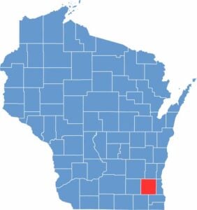 Waukesha County Map, Wisconsin - US County Maps
