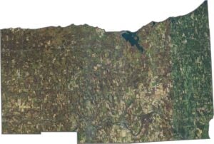 Wayne County Satellite Map New York