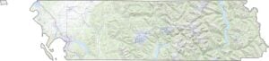 Whatcom County Road Map Washington