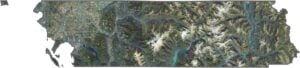 Whatcom County Satellite Map Washington