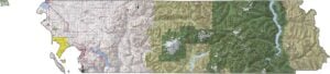 Whatcom County Topographic Map Washington