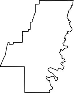Whitfield County Blank Map Georgia