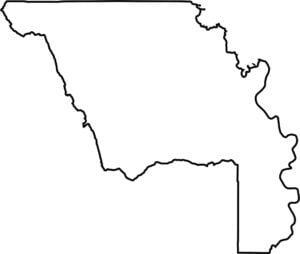 Yolo County Blank Map California